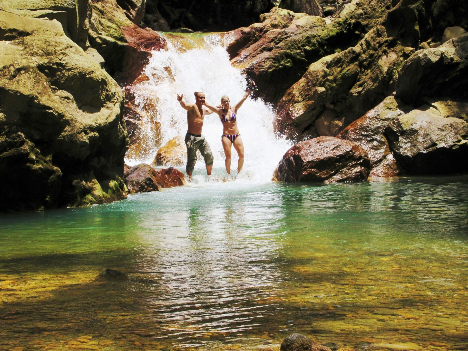 Greg & Dani Costa Rican Waterfall Adventure Vacation