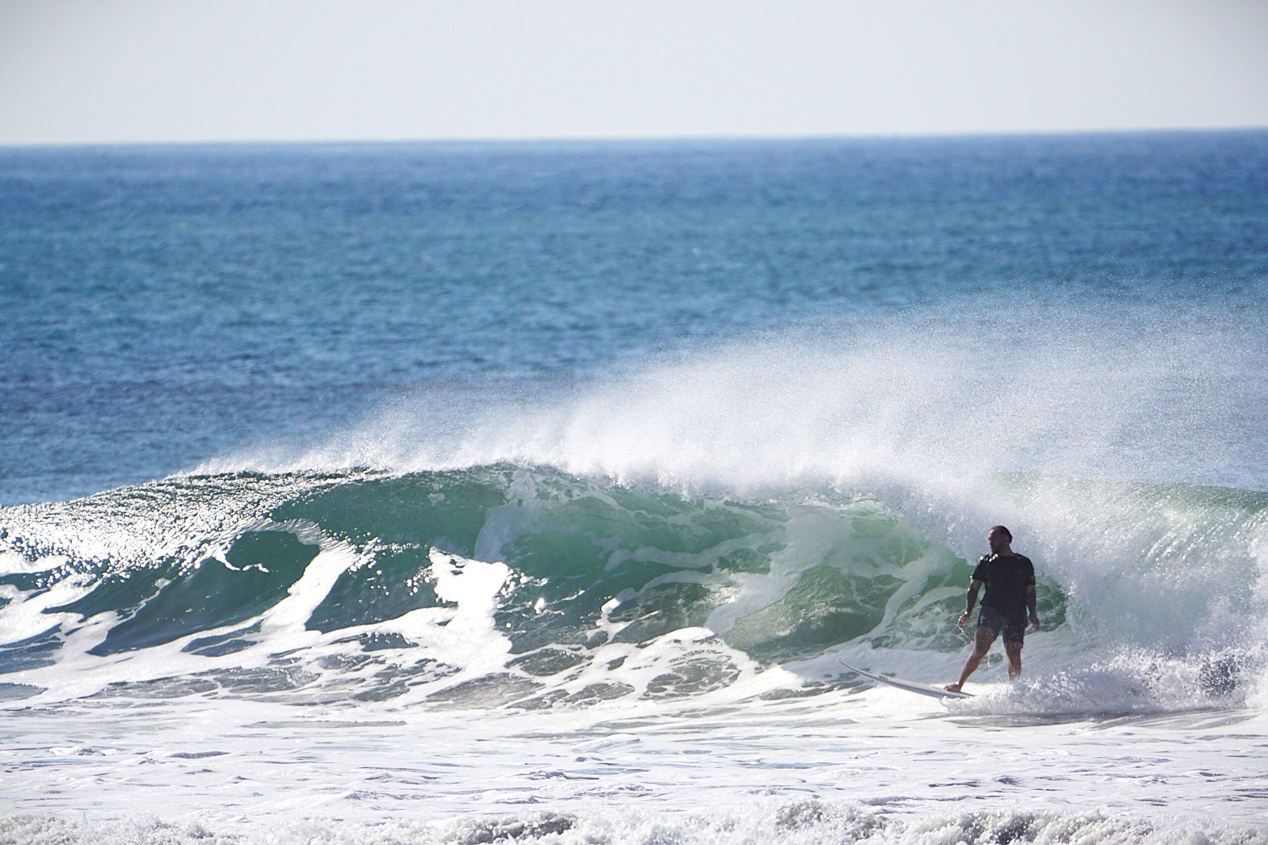 DSC05848 Alex catches an overhead tubular wave in Costa Rica during his guided surf trip