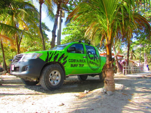 Costa Rica private transport - our surfmobile!