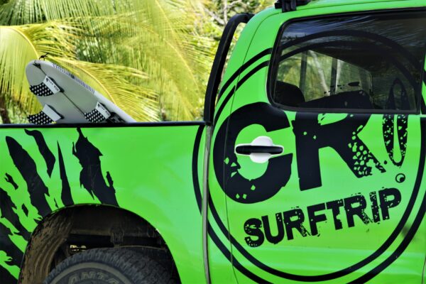 Costa Rica Surf Trip truck