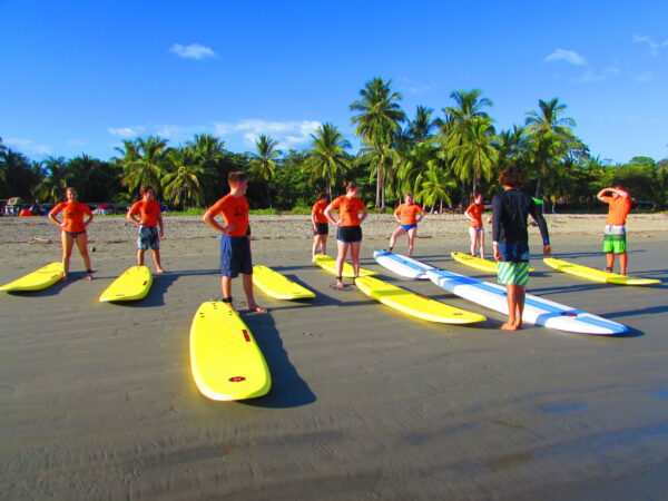 Costa Rica Surf Trip Lesson Surfing