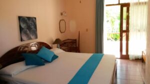 double room at hotel for surf camp in samara beach