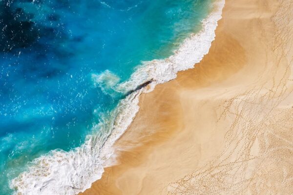 beautiful beach aerial view on the Costa Rica blog