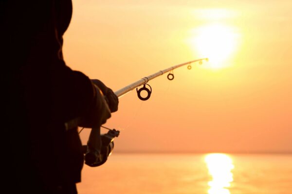 sunset fishing