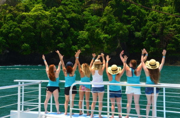 Manuel Antonio Catamaran bachelorette getaway