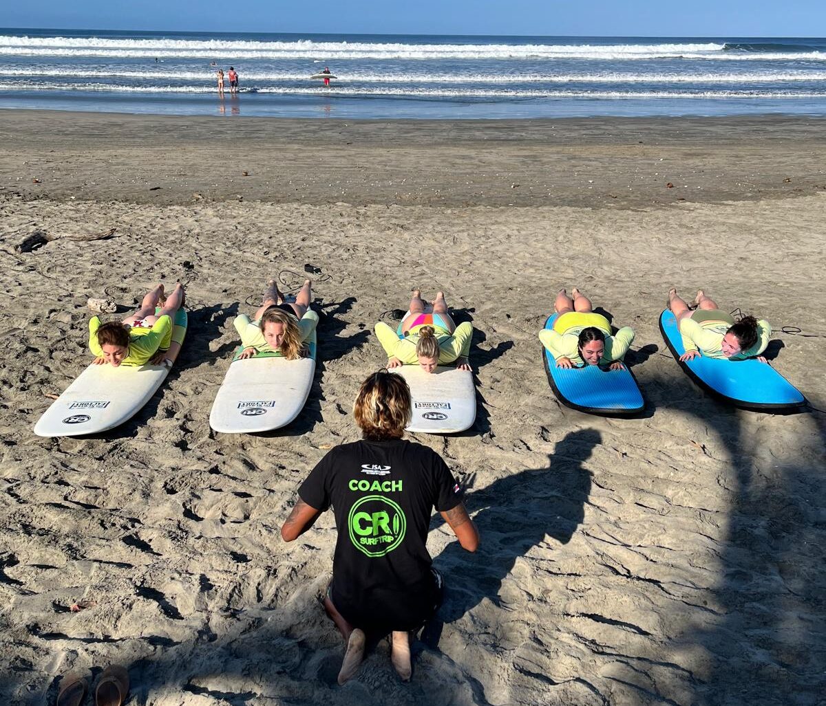 Surf coaching with Jairo Zuniga Orias at Costa Rica Surf Trip Guiones Nosara Surf & Yoga camp
