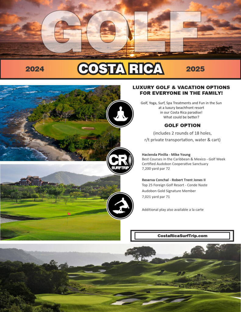 Costa Rica Golf Trip Vacation Tamarindo Costa Rica