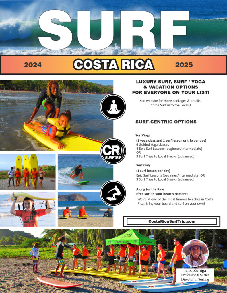 Costa Rica Surf Camp Trip Vacation Tamarindo Costa Rica