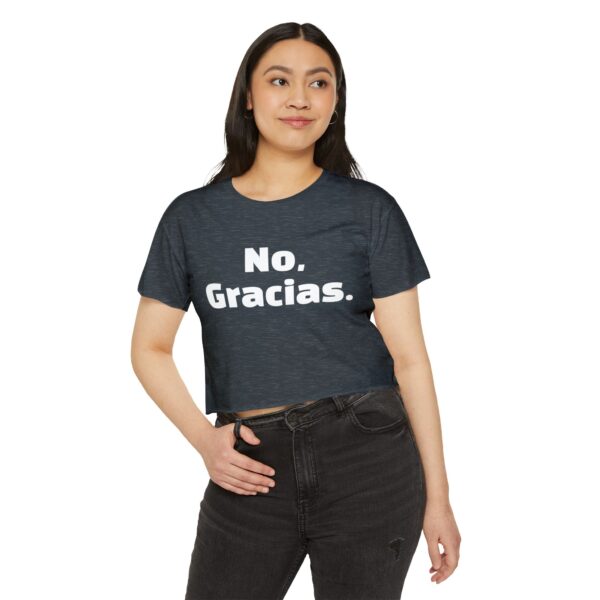 No, Gracias. Women's Festival Crop Top - Image 27