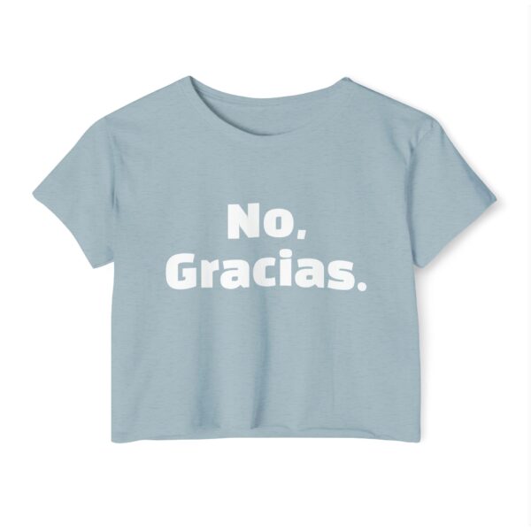 No, Gracias. Women's Festival Crop Top - Image 21