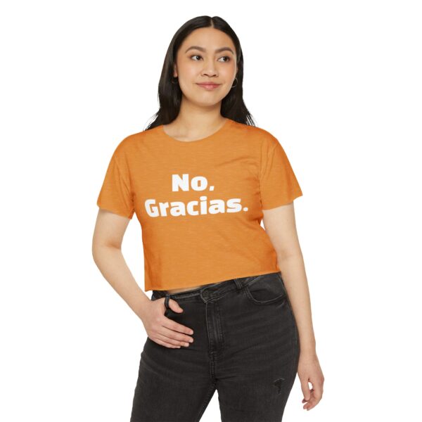 No, Gracias. Women's Festival Crop Top - Image 7