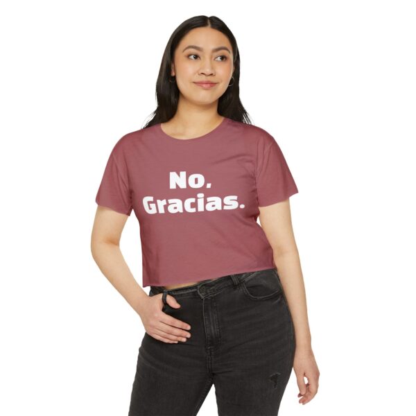 No, Gracias. Women's Festival Crop Top - Image 35