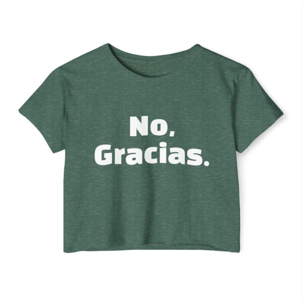 No, Gracias. Women's Festival Crop Top - Image 17