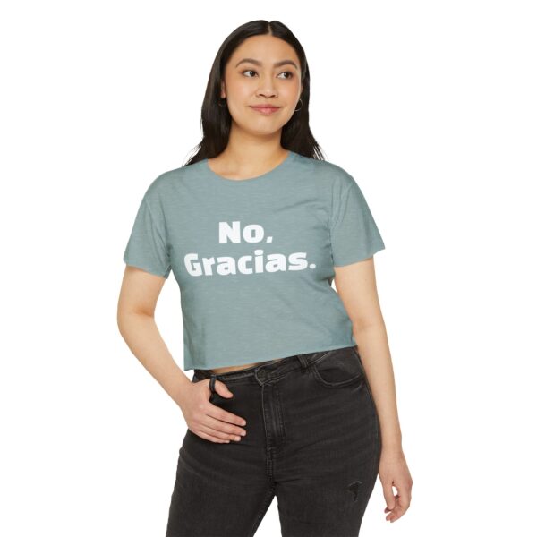 No, Gracias. Women's Festival Crop Top - Image 15