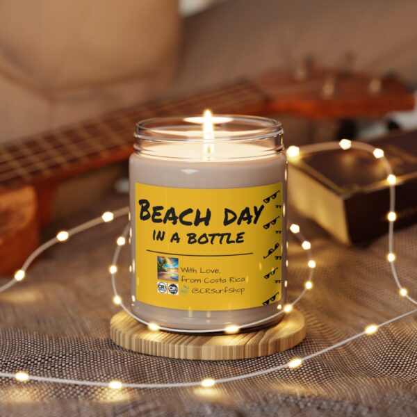 Beach Day in a Bottle - Scented Coconut & Cardamom Soy Candle, 9oz