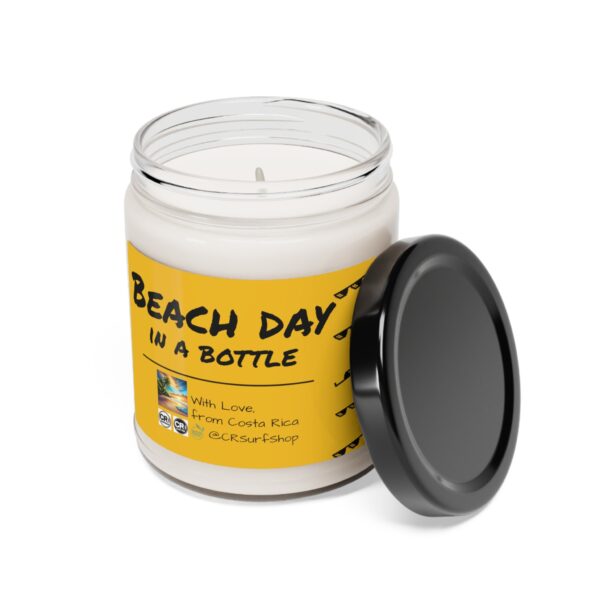 Beach Day in a Bottle - Scented Coconut & Cardamom Soy Candle, 9oz - Image 3