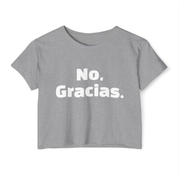 No Gracias Women's Festival Crop Top - Image 2