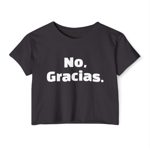 No Gracias Women's Festival Crop Top - Image 5