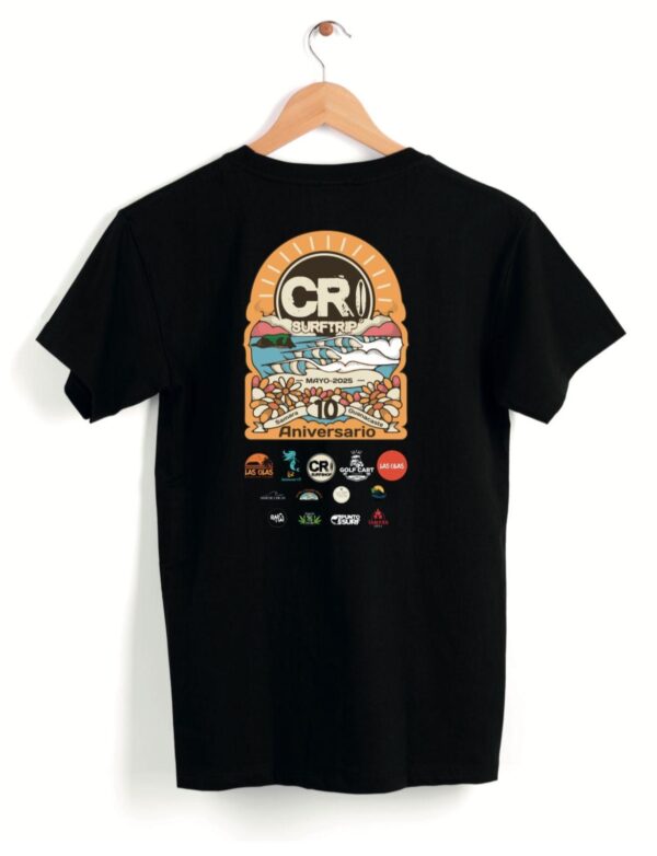 Costa Rica Surf Trip 10th Anniversary Tournament tshirt back