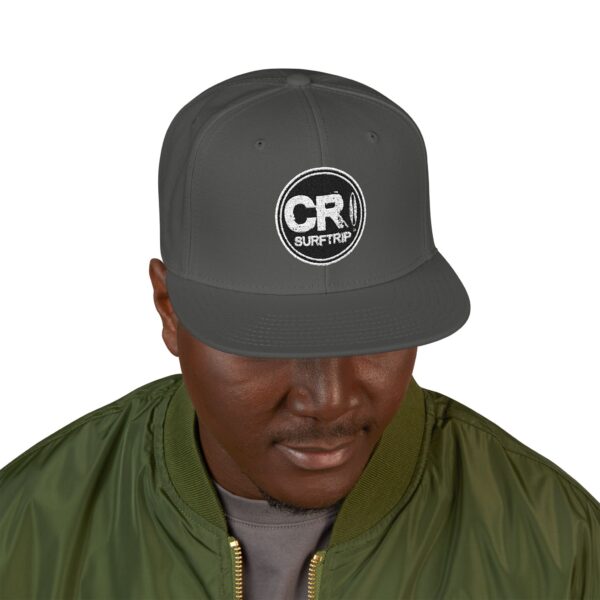 CR Surf Trip Classic Embroidered Snapback Cap, Unisex - Image 9