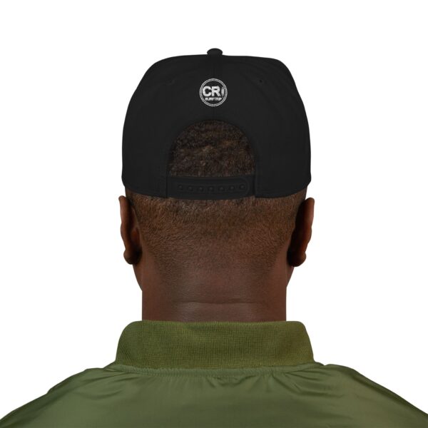 CR Surf Trip Classic Embroidered Snapback Cap, Unisex - Image 4