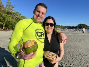 Post-surf smiles with Costa Rica Surf Trip!