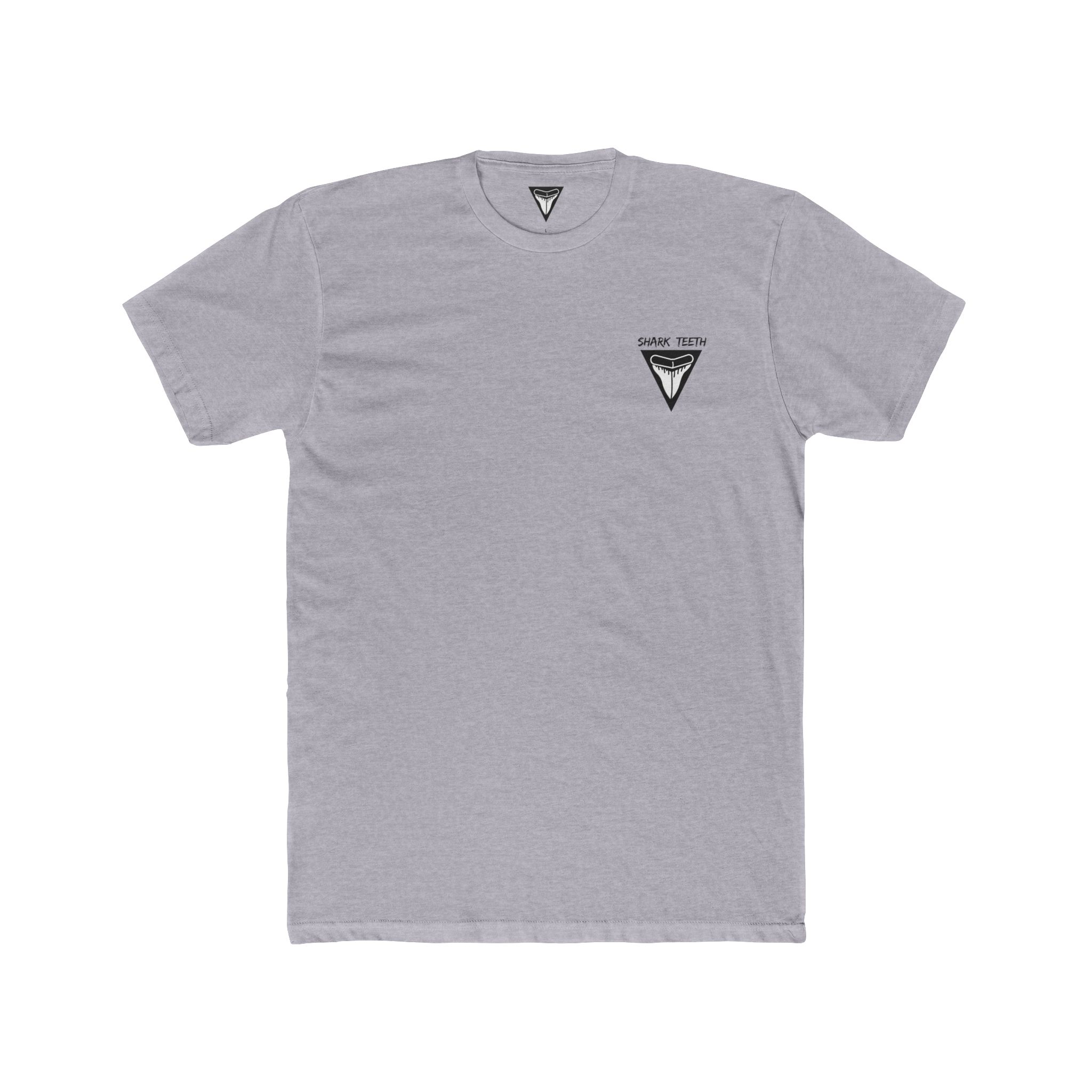 SHARKTEETH Sharply Styled Unisex Cotton Crew Tee - White Sharp by Nature Casual Nature-Inspired T-Shirt, Everyday Wear, Gift for Adventurers, Eco-Friendly Fashion - Image 16