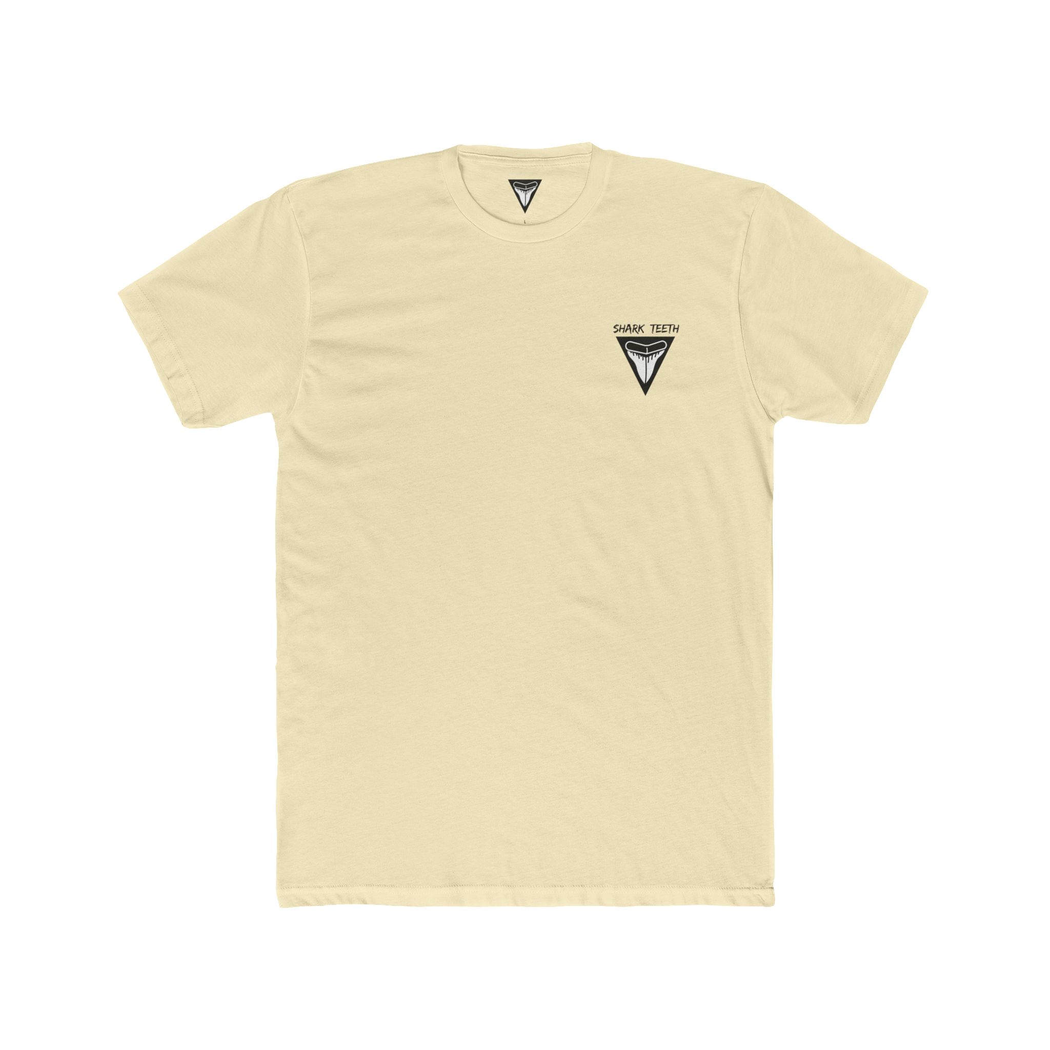 SHARKTEETH Sharply Styled Unisex Cotton Crew Tee - White Sharp by Nature Casual Nature-Inspired T-Shirt, Everyday Wear, Gift for Adventurers, Eco-Friendly Fashion - Image 22