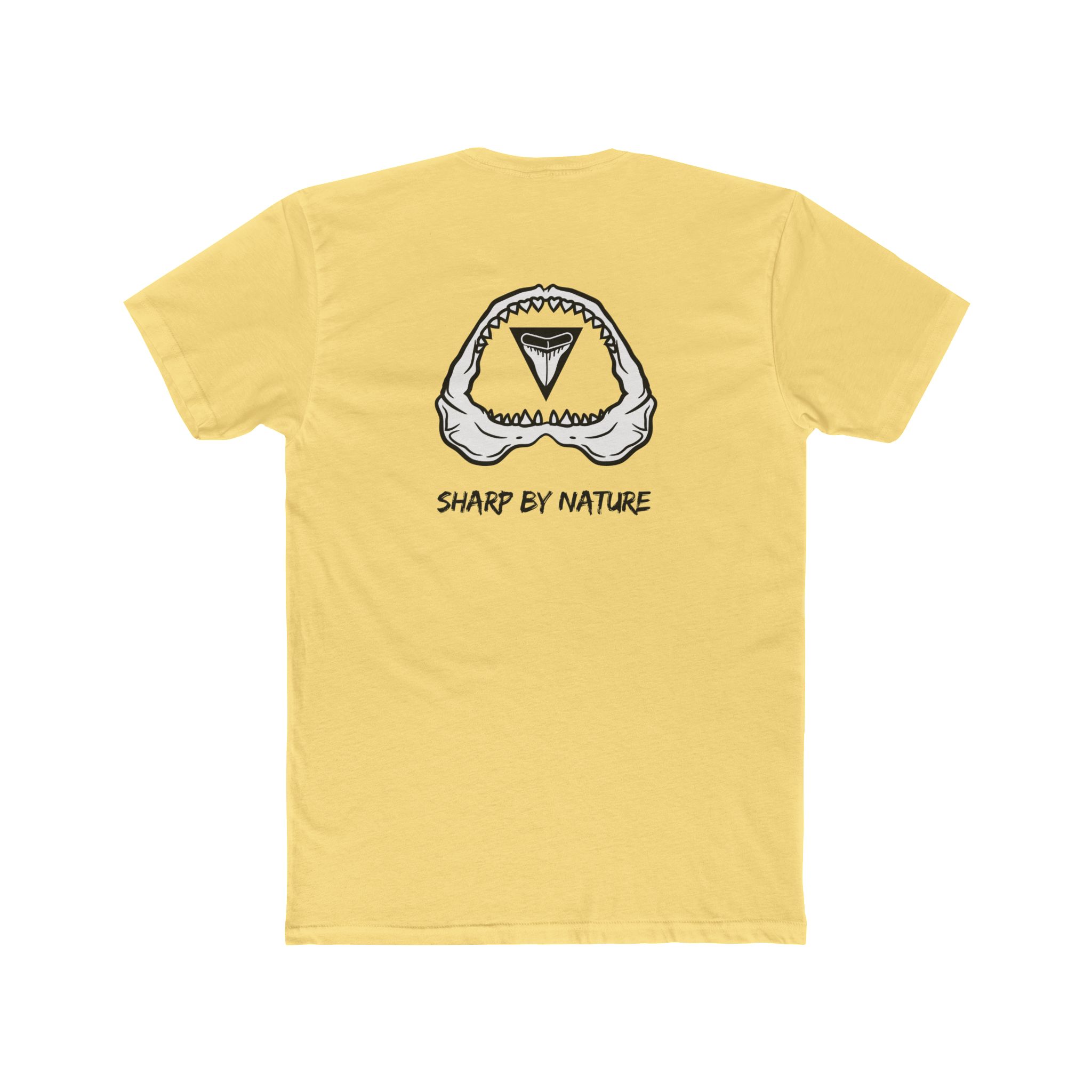 SHARKTEETH Sharply Styled Unisex Cotton Crew Tee - White Sharp by Nature Casual Nature-Inspired T-Shirt, Everyday Wear, Gift for Adventurers, Eco-Friendly Fashion - Image 26
