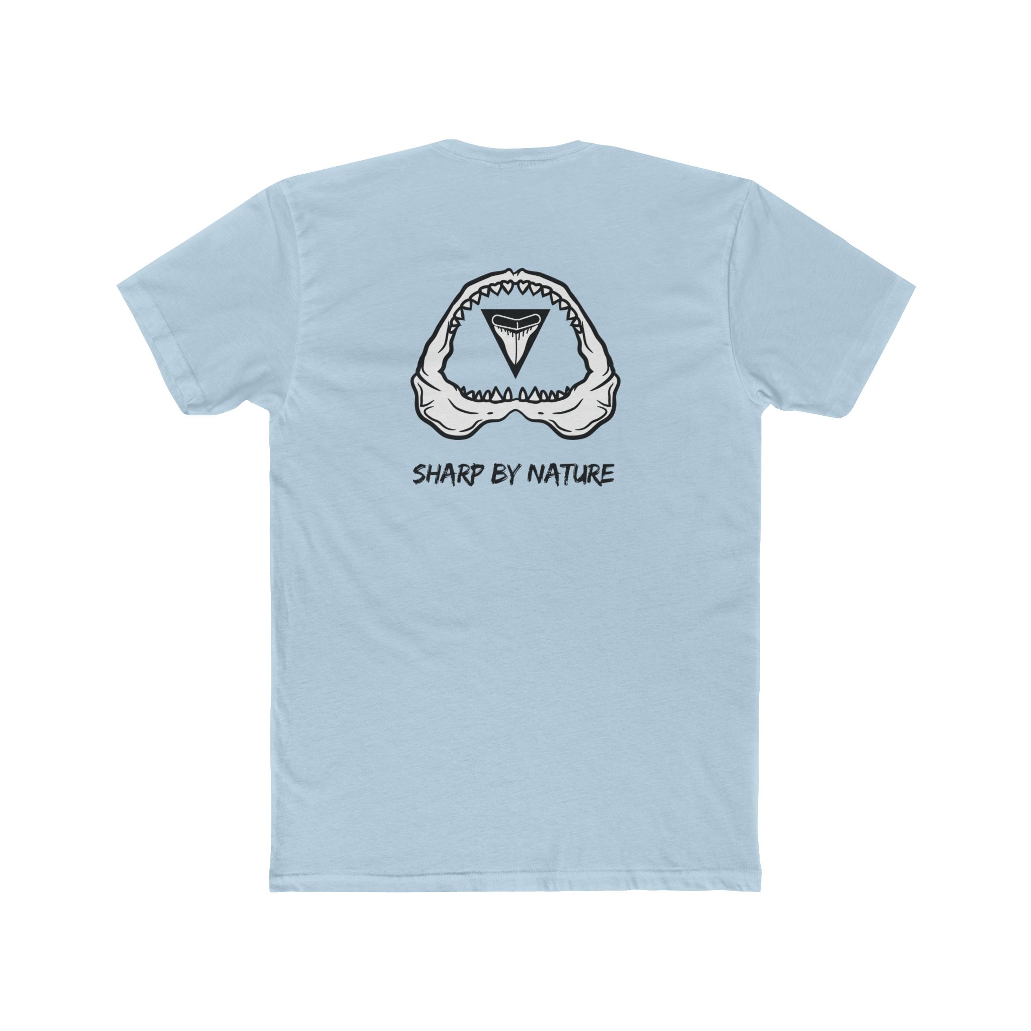 SHARKTEETH Sharply Styled Unisex Cotton Crew Tee - White Sharp by Nature Casual Nature-Inspired T-Shirt, Everyday Wear, Gift for Adventurers, Eco-Friendly Fashion - Image 29